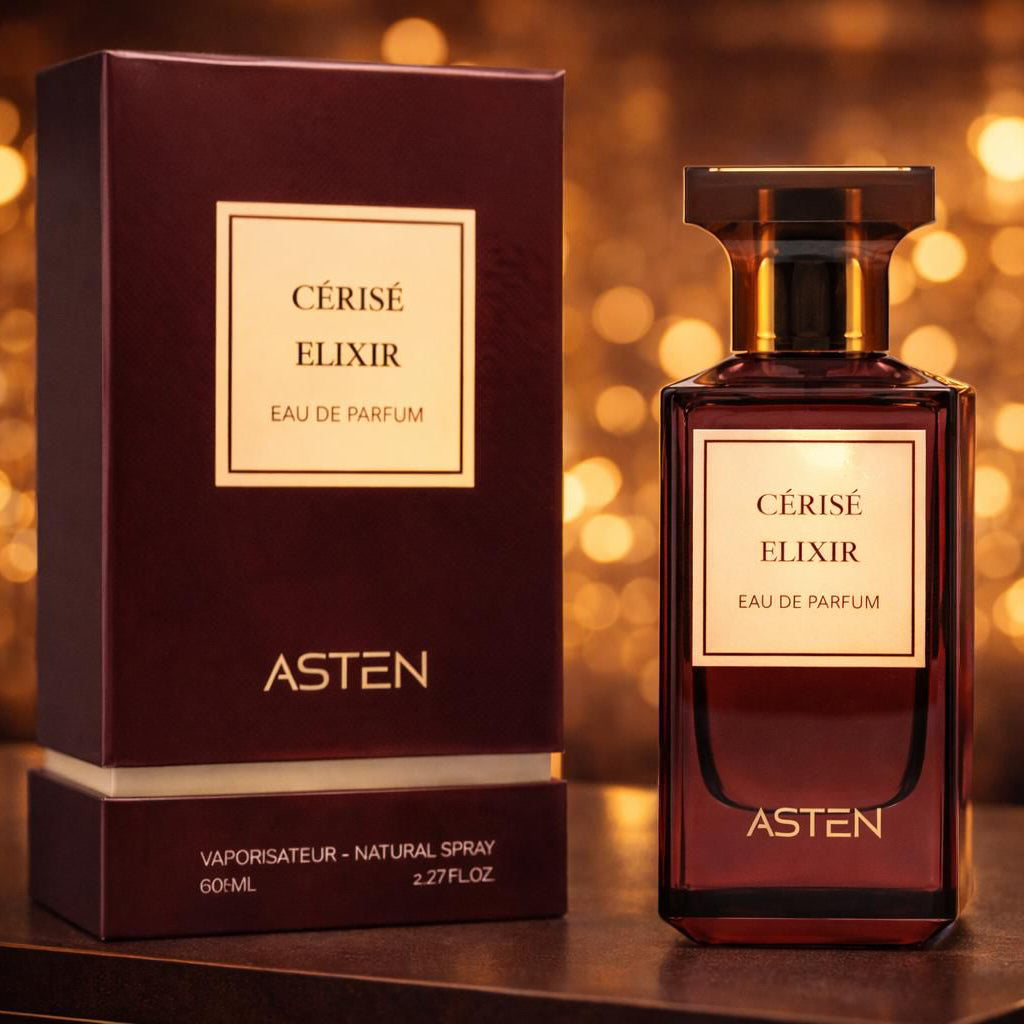 Asten Cérisé Elixir EDP 60 ml, parfum intens cu cireșe seducătoare, persistent, memorabil, elegant